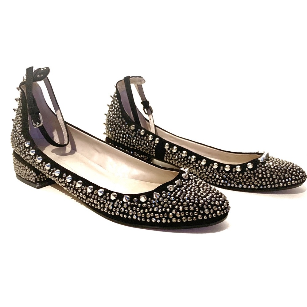 ZARA cruise collection studded ballerina flats
